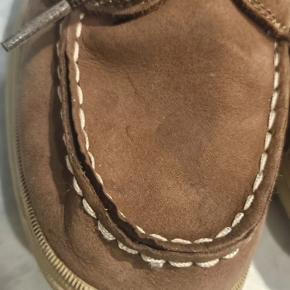 Sperry Top-Sider Intrepid Brown Leather Boat Shoes Boys Size 3M